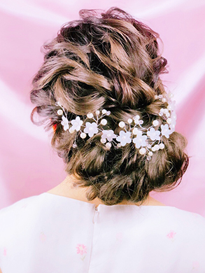 ルーズ×ふわふわシニヨン